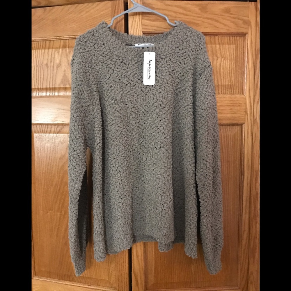 Taupe light weight sweater